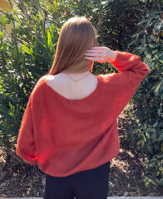 Gilet Cécé Rouille