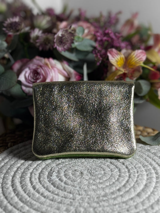 petit porte monnaie vert