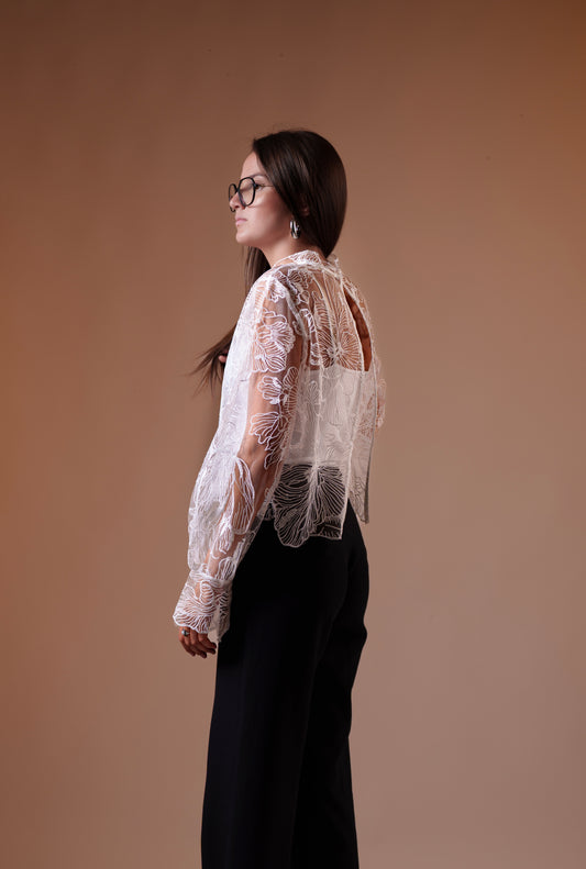 Blouse en dentelle