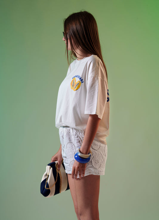 Short en broderie anglaise