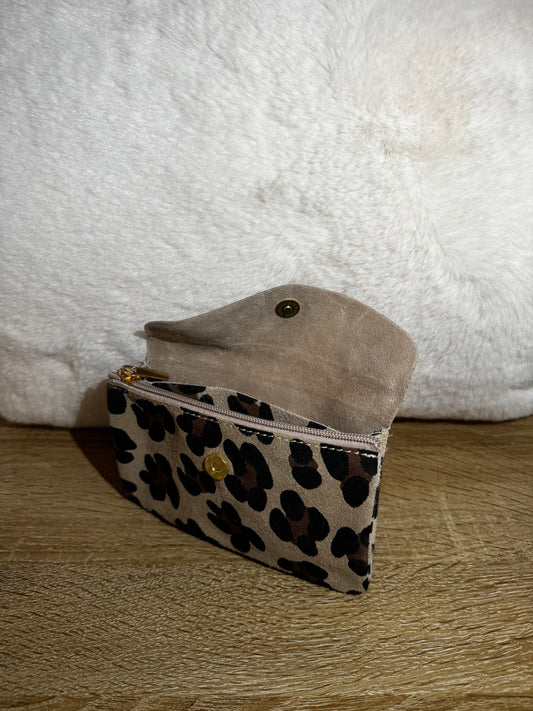 Grand porte monnaie Léopard