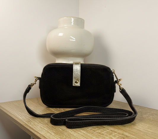 Sac bandoulière marron foncé
