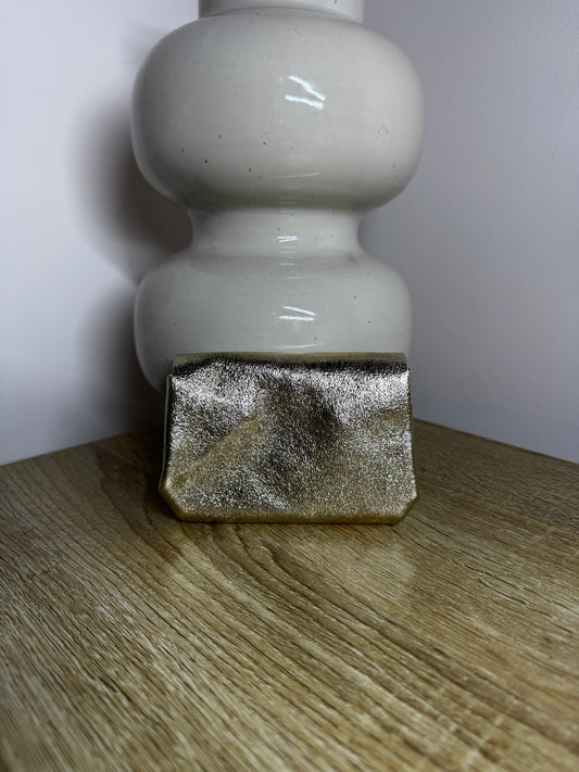 petit porte monnaie dorée