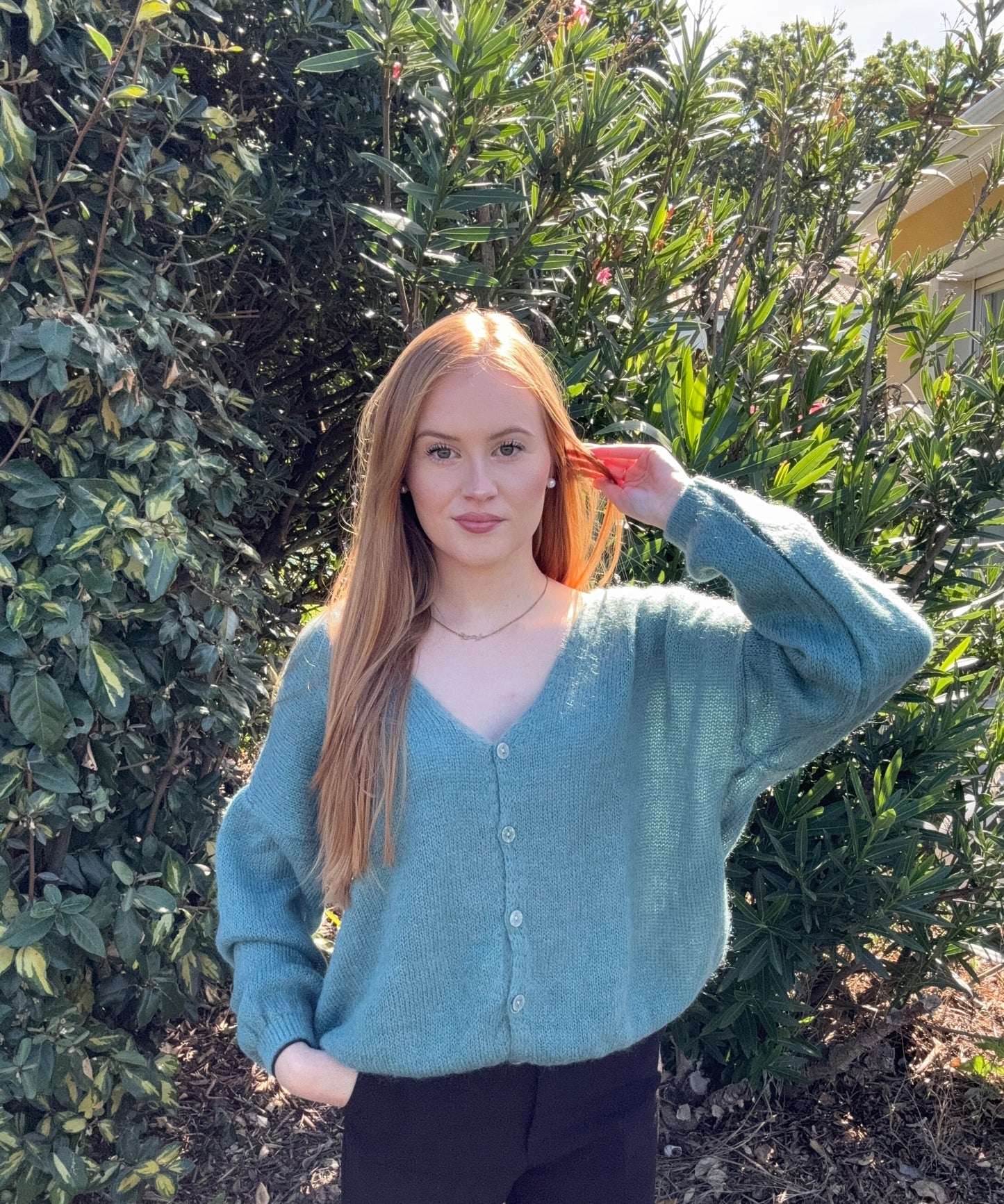 Gilet Cécé Bleu turquoise