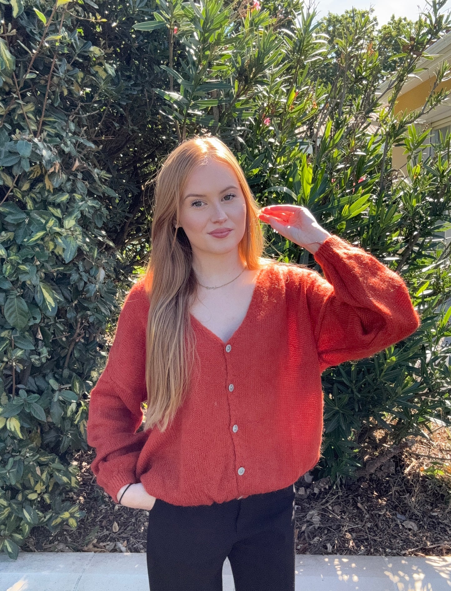 Gilet Cécé Rouille