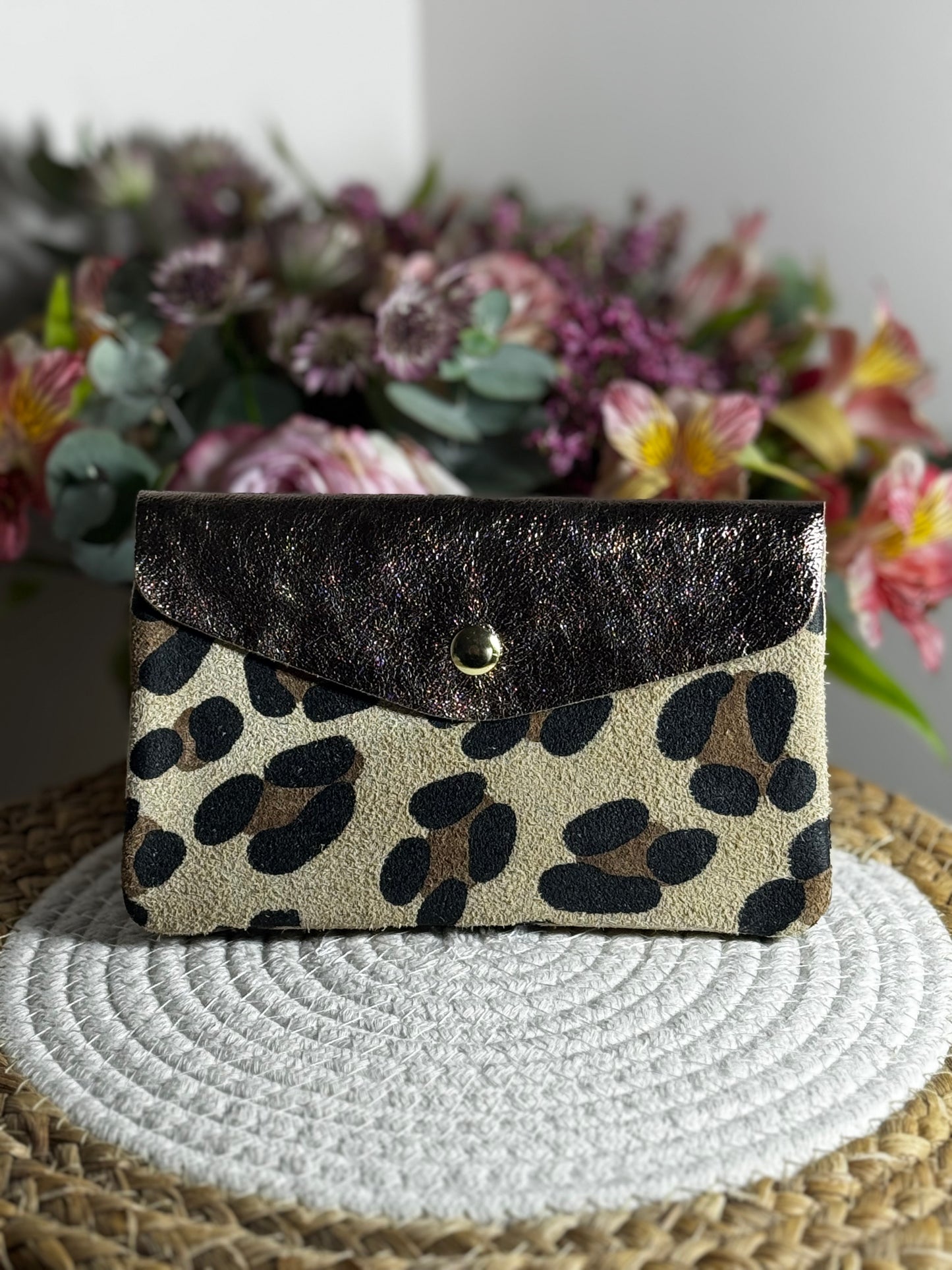 Grand porte monnaie Léopard