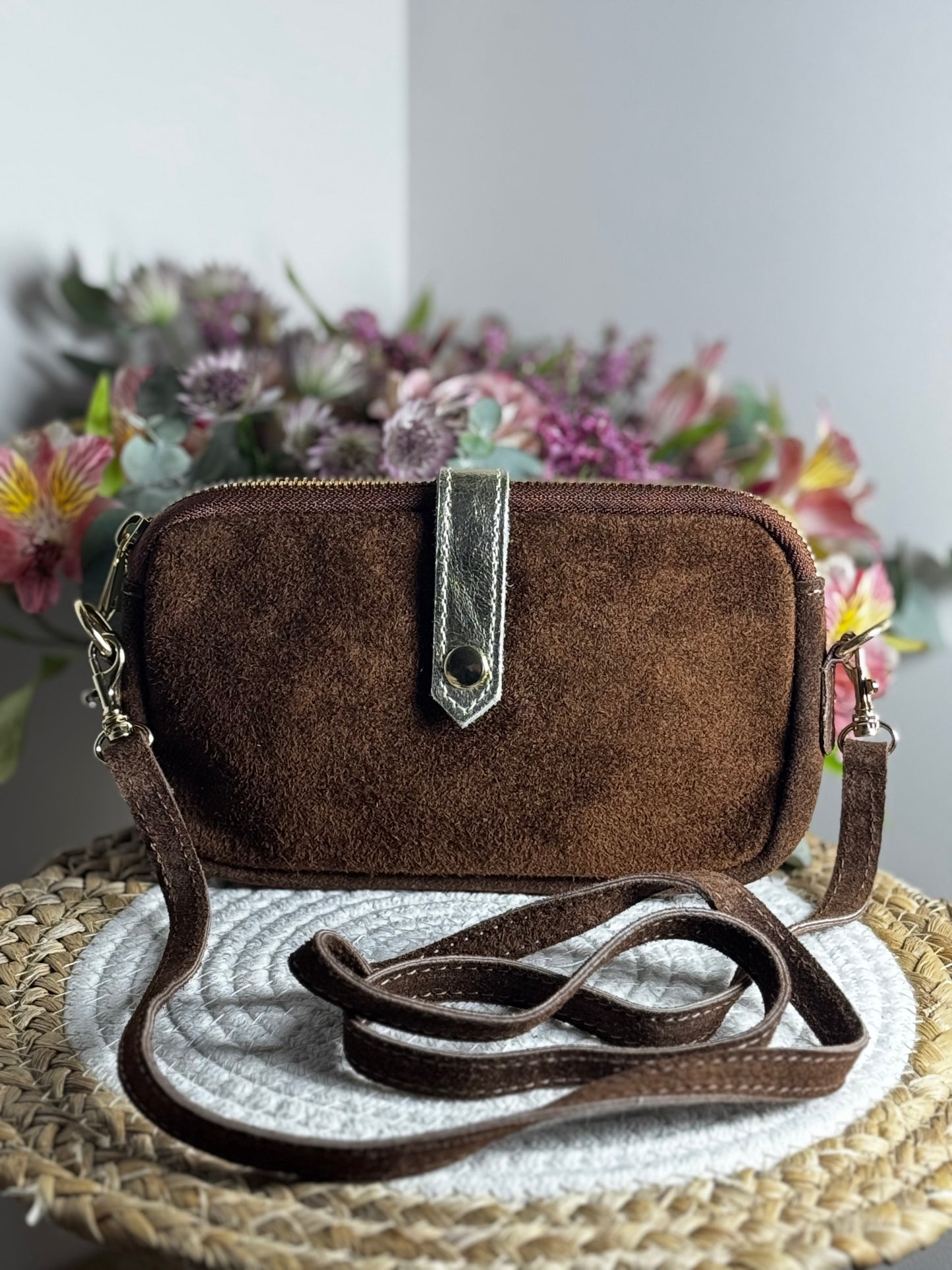 Sac bandoulière marron