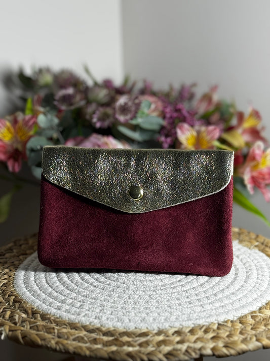 Grand porte monnaie rouge