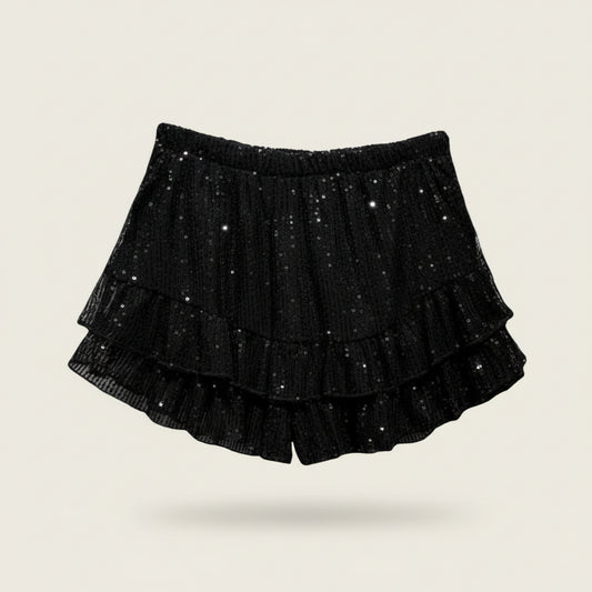 Jupe short pailleté