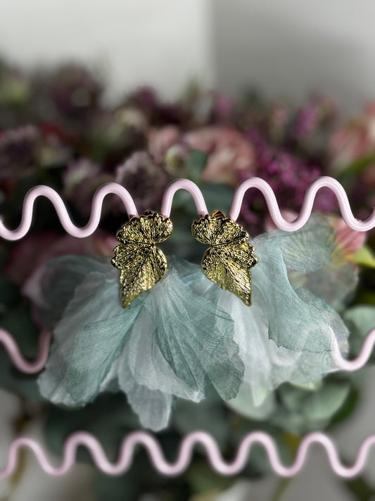 Boucles d'oreilles Feuille