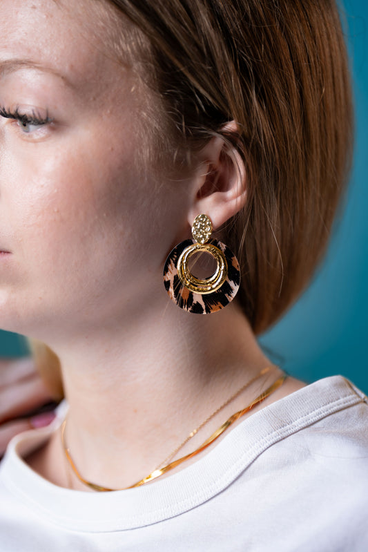 Onyx earrings