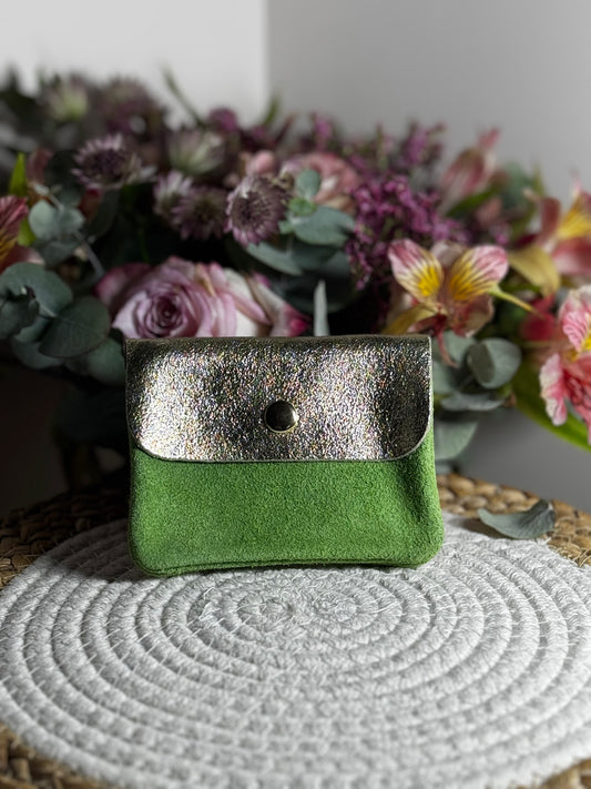 petit porte monnaie vert