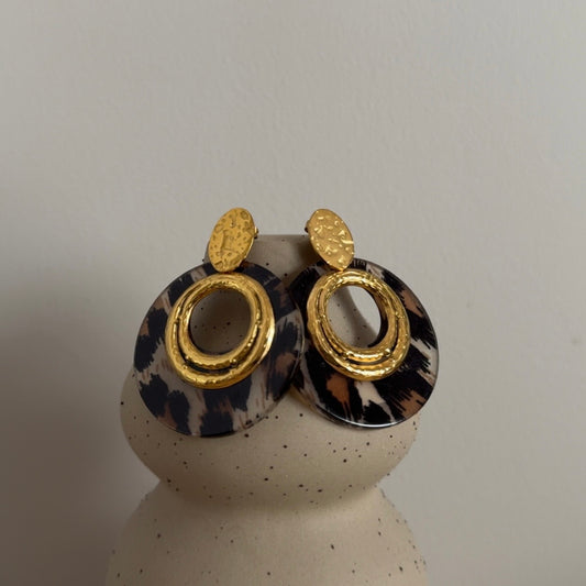 Boucles d’oreilles Onyx