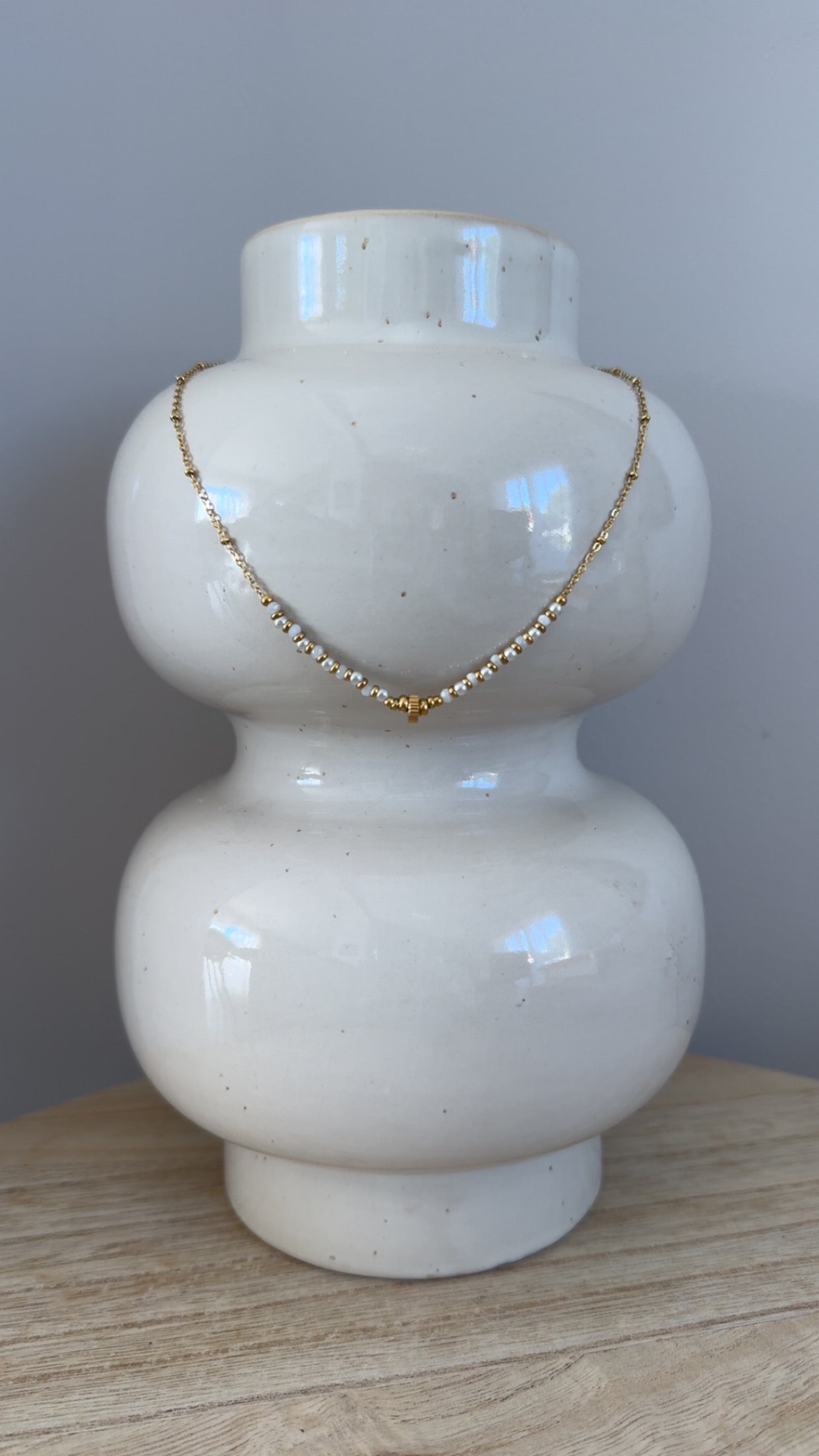 Collier Lyra Blanc