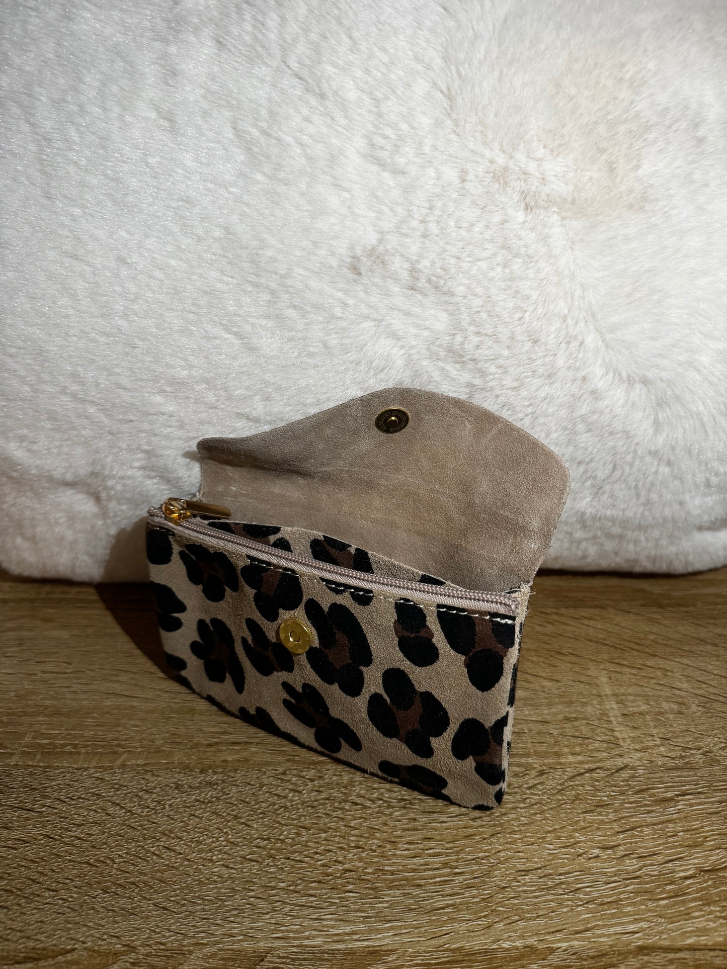 Grand porte monnaie Léopard