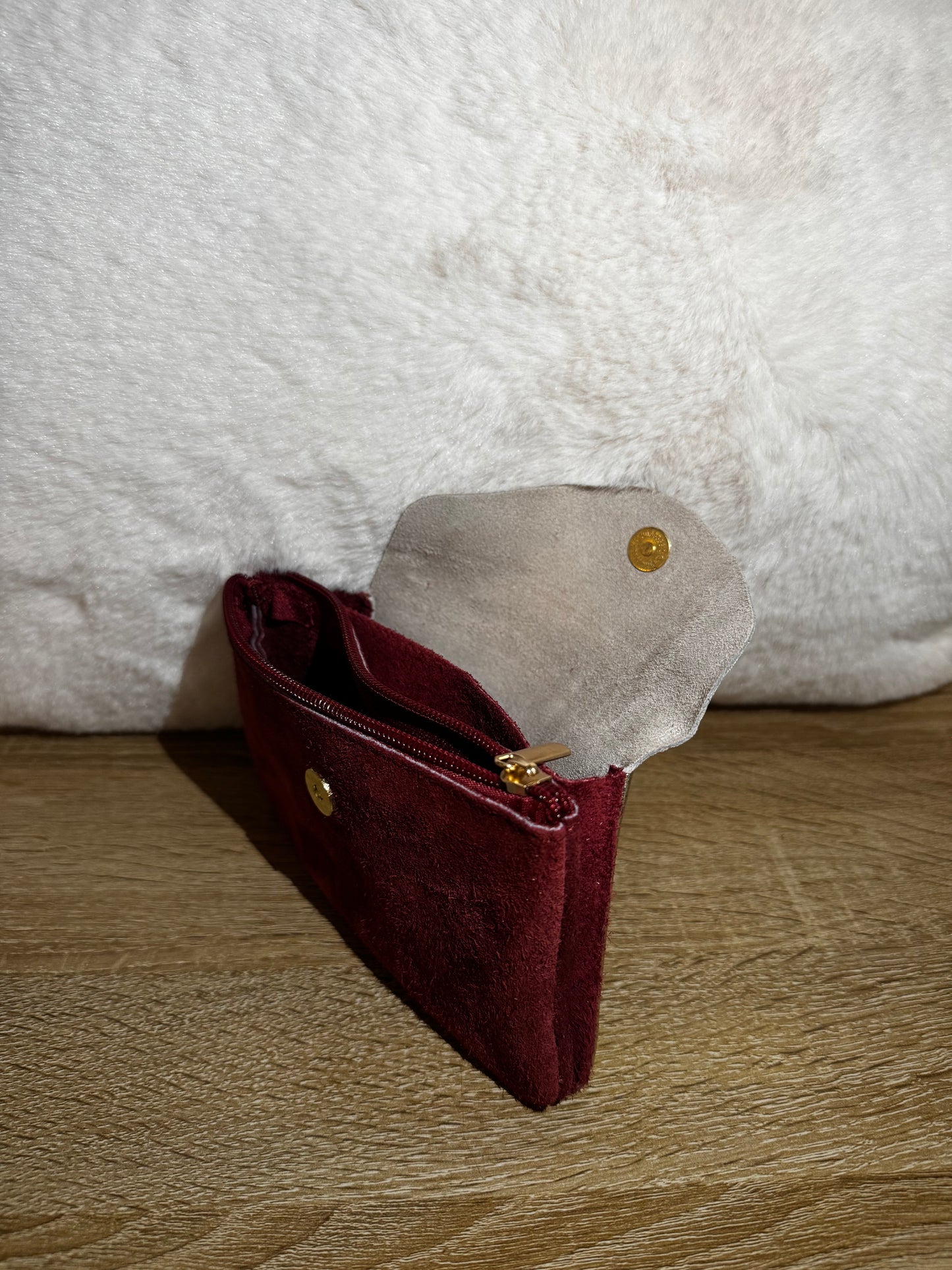 Grand porte monnaie rouge