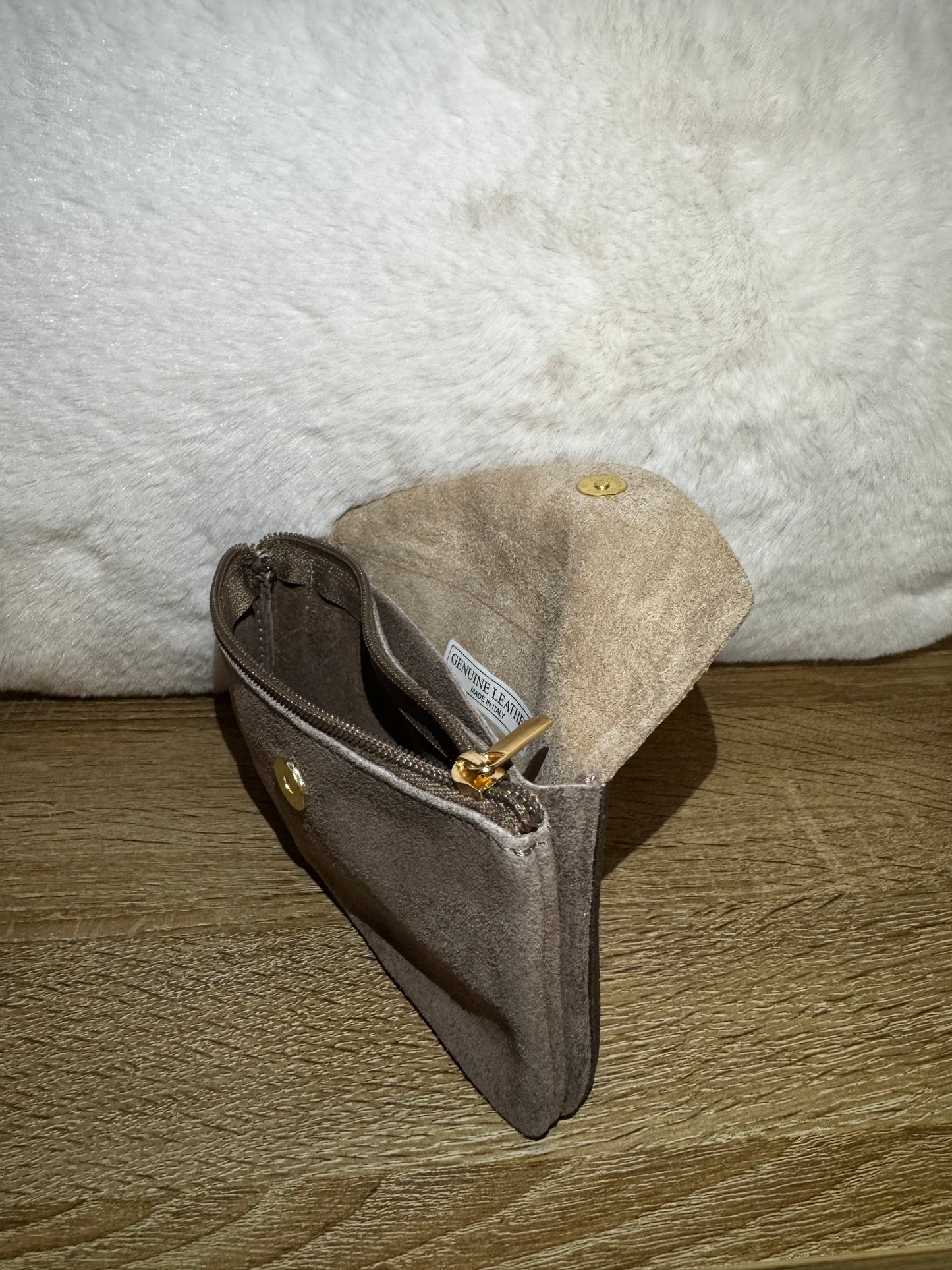 Grand porte monnaie marron