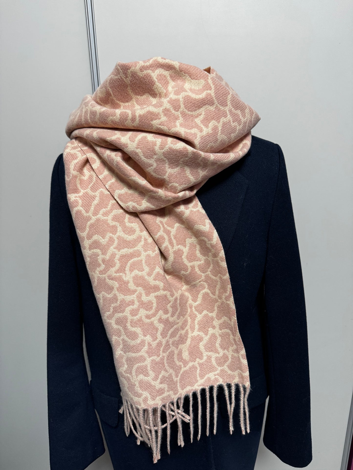 Echarpe rose en cachemire