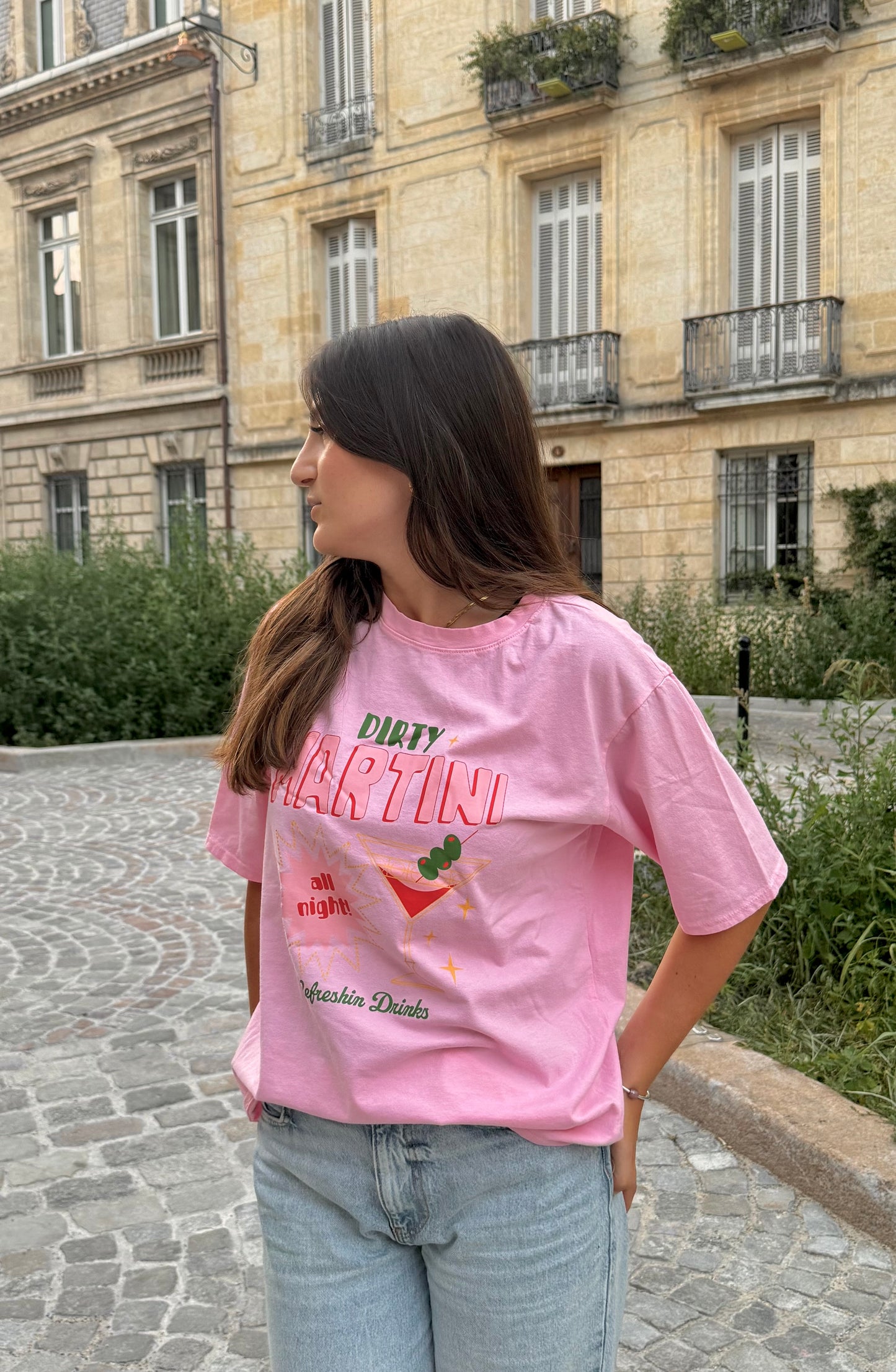 T-shirt martini