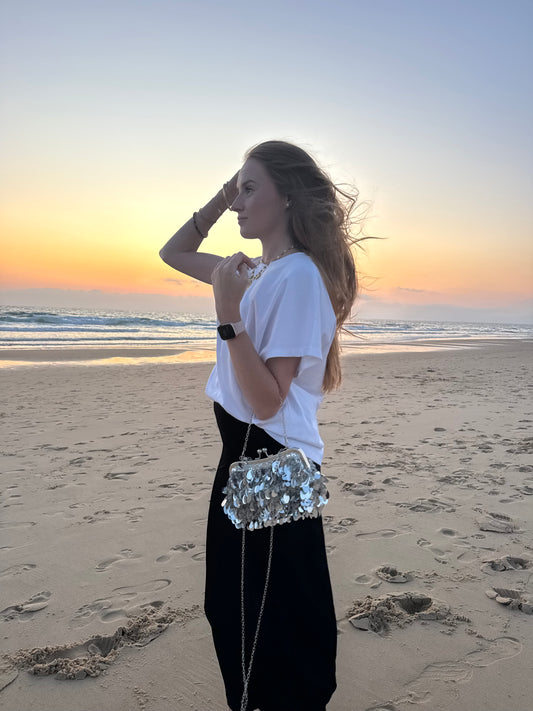 Sac Anna argenté