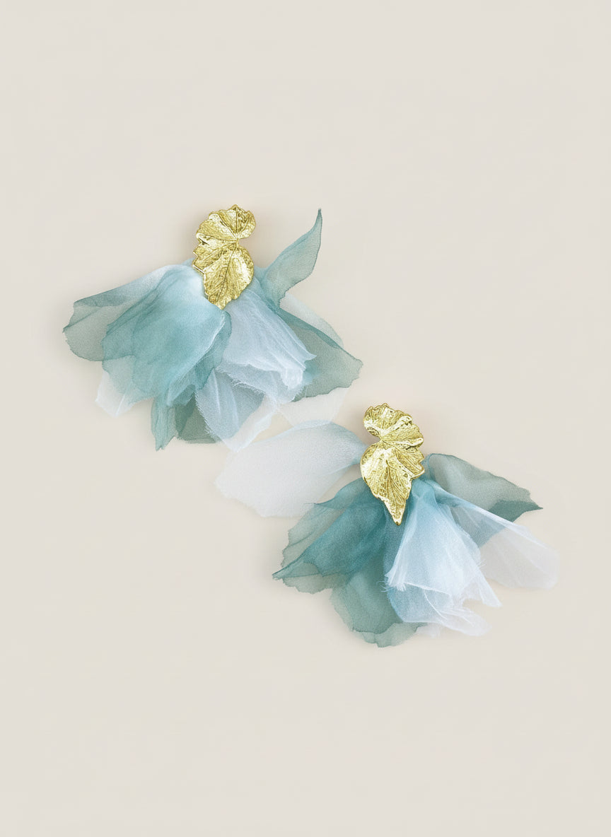 Boucles d'oreilles Feuille
